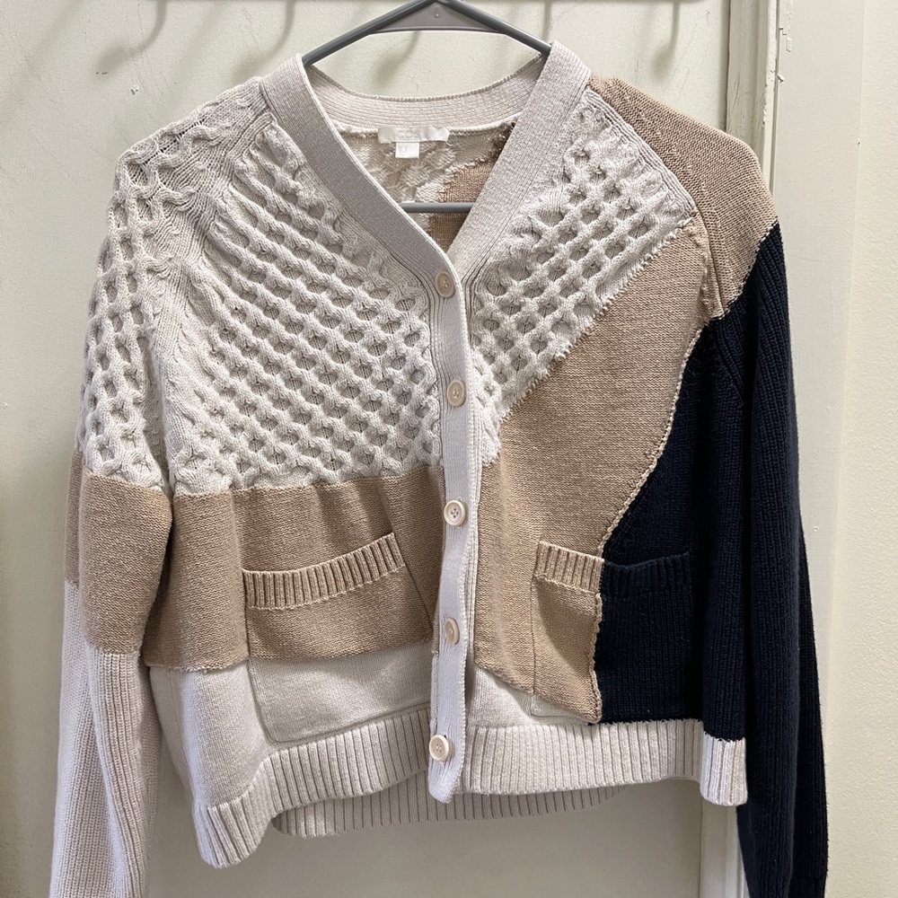 COS knitted cardigan sweater